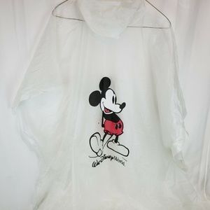 Disney Adult Hooded Poncho Micky Mouse RN#84167